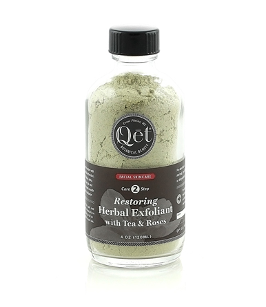 Qet Botanicals Restoring Herbal Exfolaint with Tea & Roses