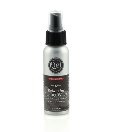 Qet Botanicals Balancing Toning Water with Melissa, Cucumber & Rose Geranium