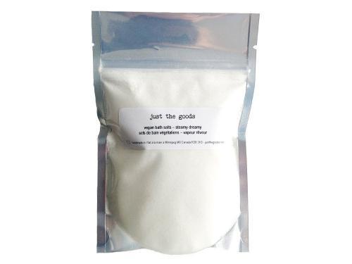 just the goods vegan bath salts, unscented