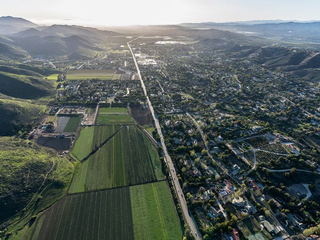 Farm field in Ventura county California