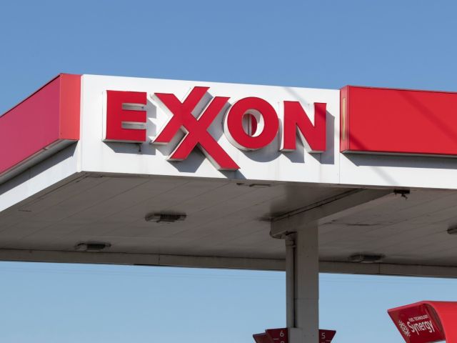 Exxon gas station