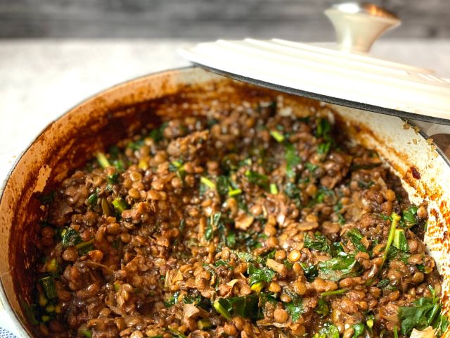 Savory Lentil Sloppy Joe 