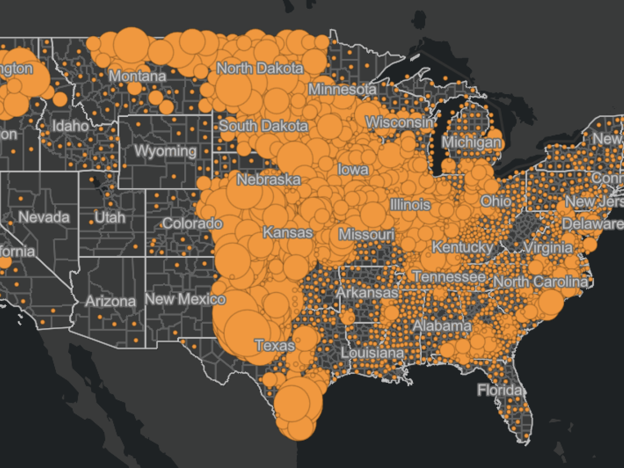 Crop insurance map